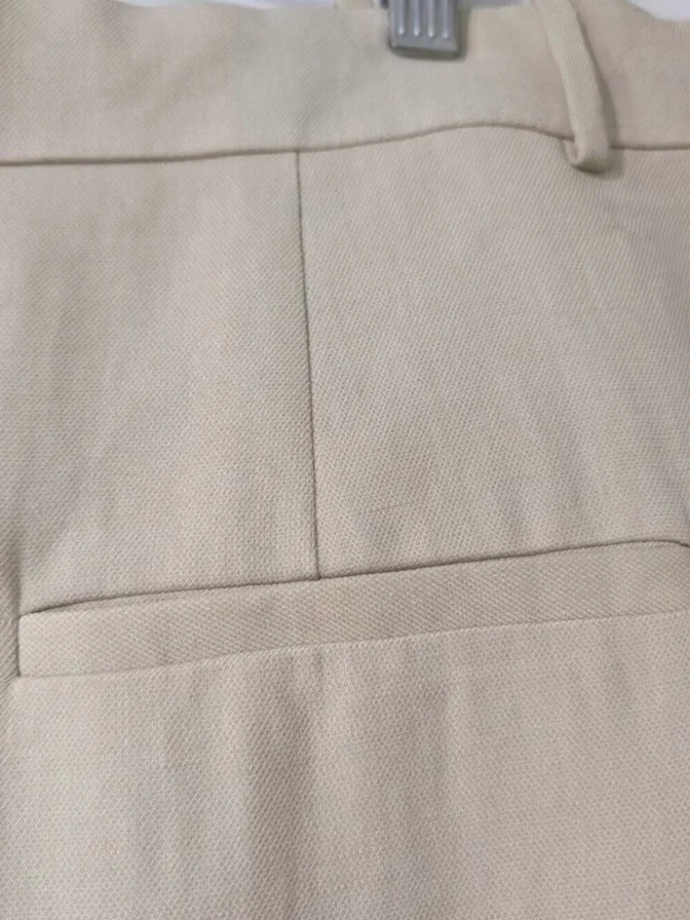 NEW COS | Relaxed Linen-Blend Wide-Leg Trousers in Beige